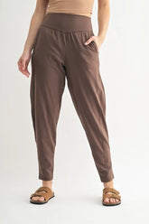 Flowbarrel High Waist Active Pants Mono B RICH SOIL S